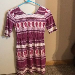 Old Navy dress maroon